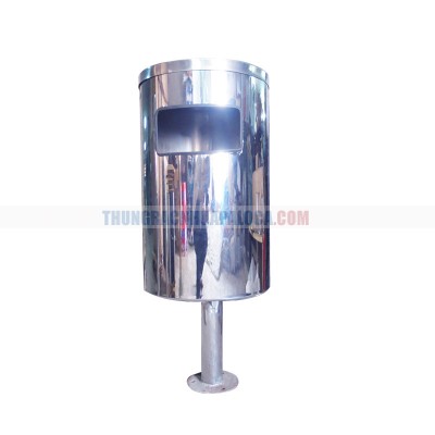 Thùng rác công cộng inox có gạt tàn TLJA37L