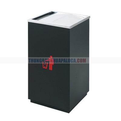 Thùng rác inox vuông TLJA34-G
